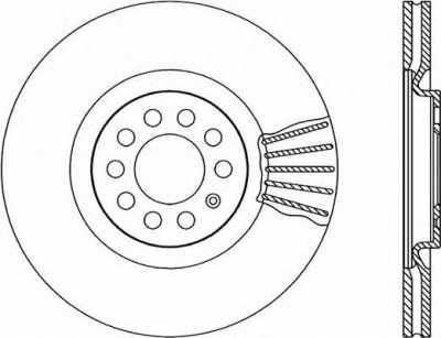 OPEN PARTS bda174420 -  Тормозной диск